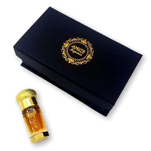 Vista 6 de Mezcla antigua, 0.4 fl oz - METAL Aceite de perfume premium Aceite Attar Sin alcohol Vegano y libre de crueldad