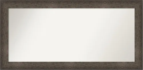 Vista 1022 de Amanti Art Espejo de pared personalizado no biselado (25 x 25 pulgadas), marco de bronce acentuado, varios tamaños personalizados, espejo de baño