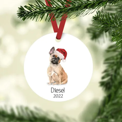 Vista 9 de Adornos de Navidad personalizados para perros, Adorno personalizado de perro boyero de Berna de Zmoicky, Adorno conmemorativo personalizado