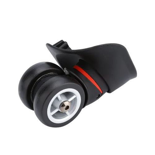 Vista 5 de Rueda de maleta, ruedas de equipaje de viaje para kits de equipaje, ruedas de repuesto para maleta, ruedas de repuesto, soporte doble, flexible