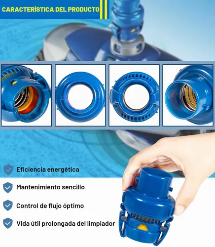 Vista 7 de Válvula reguladora de flujo FRV100 para limpiadores Zodiac MX6 MX8 MX6