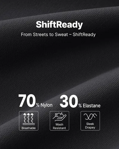 Vista 5 de G4Free ShiftReady - Pantalones de yoga para mujer Negro