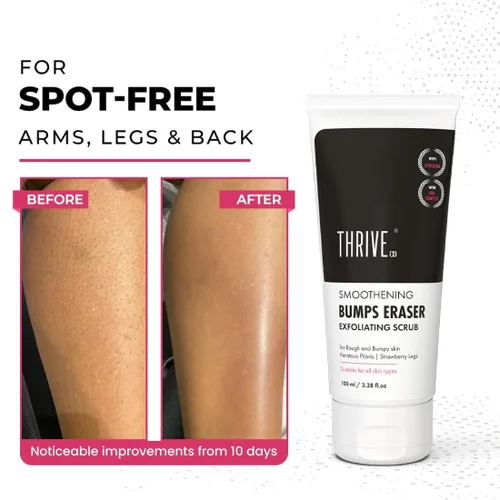 Vista 2 de Borrador exfoliante suavizante de golpes Para piel áspera y con baches con espirulina, ácido glicólico y ácido láctico para hombres y mujeres