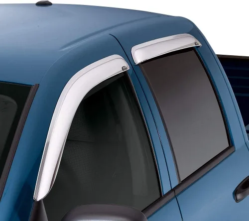 Vista 6 de Auto Ventshade [AVS] Protectores de lluvia de montaje exterior para Honda CR-V 2012 - 2016 Viseras de ventilación de ventana, 4 uds. - Cromo