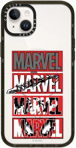 Vista 182 de CASETiFY Funda para iPhone Air, compatible con MagSafe Marvel VS CoLab Protección contra caídas de grado militar 4x de 8.2 pies Funda Capitán