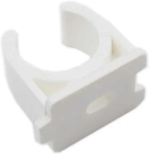Vista 4 de 50 clips de sujeción de tubería de PVC, soporte de tubo de agua en forma de U, tubos de agua y mangueras de tubo, anillo a presión con parte