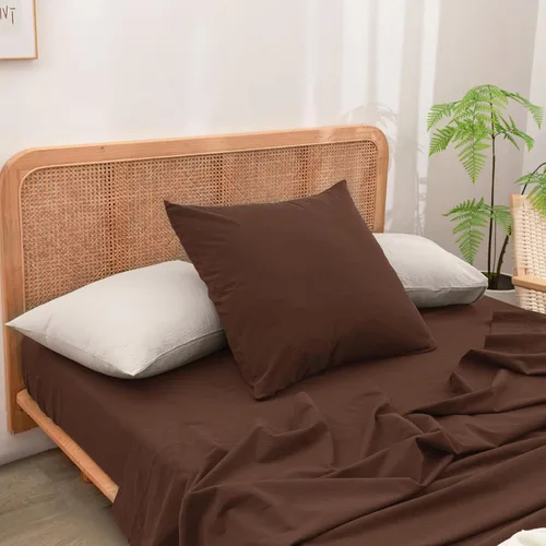 Vista 80 de BESTOUCH 100% Algodón Lavado Funda de Almohada para Cabello y Piel, Sensación de Lino, Suave, Cómoda, Transpirable, Juego de 2 Fundas de Almohada