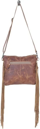 Vista 5 de Myra Bag Arne - Bolsa de cuero y cabello S-5231, Multi