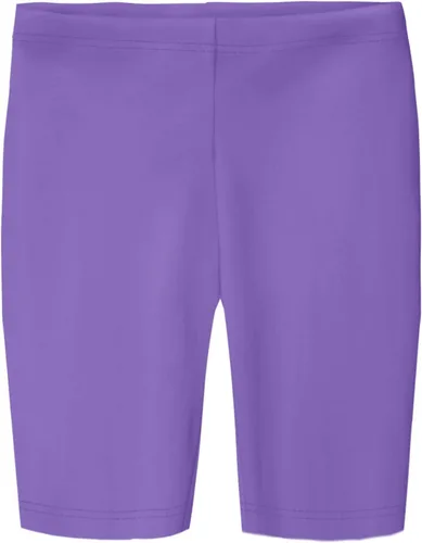 Vista 11 de Pantalones cortos largos de algodón para niñas, hechos en Estados Unidos, para jugar en la escuela y deportes Negro