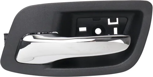 Vista 45 de TRQ Manija de puerta interior delantera izquierda cromada para el lado del conductor compatible con Chrysler 200 2011-2016