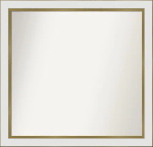Vista 34 de Amanti Art Espejo personalizado, espejo de baño estrecho Alexandria White Wash, espejo de pared o espejo de tocador de baño sobre el fregadero