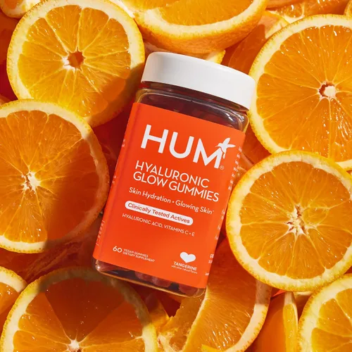 Vista 9 de HUM Gomitas Hyaluronic Glow con ácido hialurónico, vitamina C, mandarina