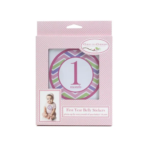 Vista 7 de New Child to Cherish Baby - Calcomanías para hitos mensuales, color azul