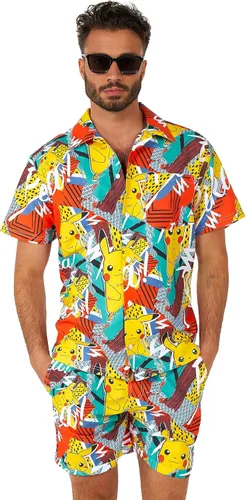 Vista 62 de Opposuits Traje de baño combinado de verano - Conjunto de dos piezas a juego para hombre - Ropa de natación de playa
