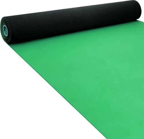 Vista 10 de Boao Alfombra de pasillo de neopreno reutilizable de 10 x 2,3 pies, alfombra de piso de plástico antideslizante con respaldo de goma para pasillo