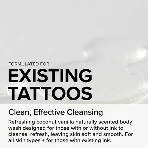 Vista 4 de Mad Rabbit Gel de baño Refresh - Cuidado posterior del tatuaje, ingredientes de limpieza hechos para todo tipo de piel, fórmula suave