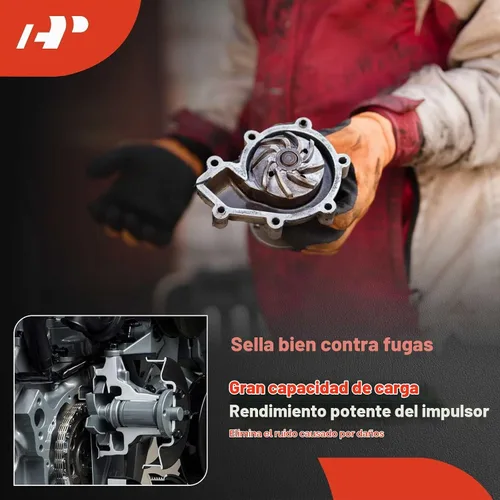 Vista 4 de Bomba de agua de motor A-Premium compatible con Chevrolet Epica