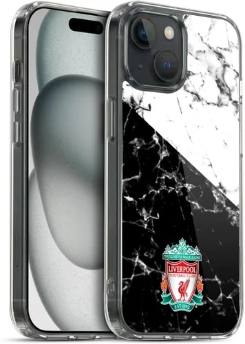 Vista 59 de Oficial LIVERPOOL Football Club 2017/18 Mármol Soft Gel Case para iPhone de Apple 7 Plus/8 PLUS Escudo negro.