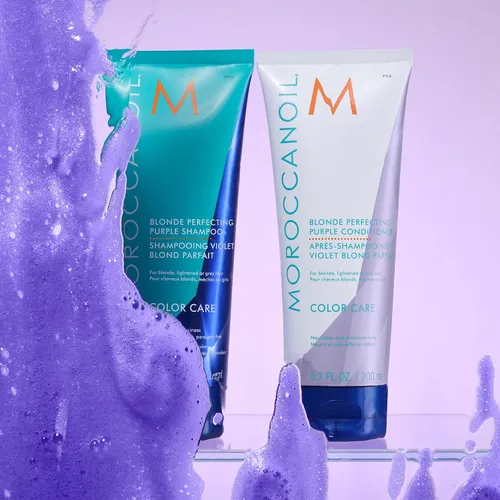 Vista 4 de Moroccanoil Acondicionador Rubio Perfeccionador Púrpura