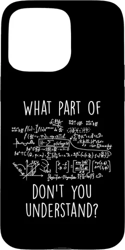 Vista 28 de iPhone 16 What Part Don't You Understand Nerd Science Math Case