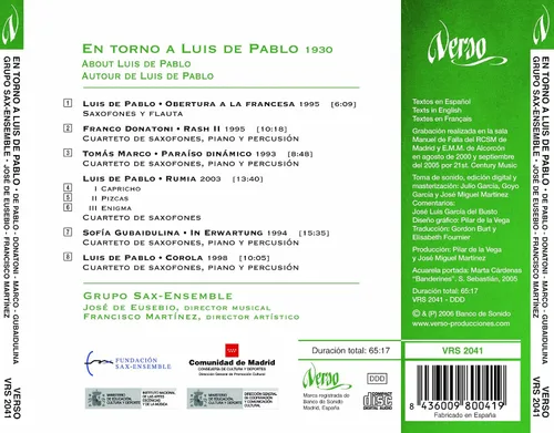 Vista 3 de En Torno a Luis Pablo