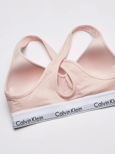 Vista 5 de Calvin Klein Bralette moderno de algodón con forro ligero para mujer