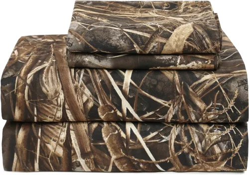 Vista 8 de VISI-ONE RealTree APX Twin Camo Juego de sábanas de microfibra de 3 piezas – Ropa de cama unisex para niños, niños pequeños y adolescentes, perfecta
