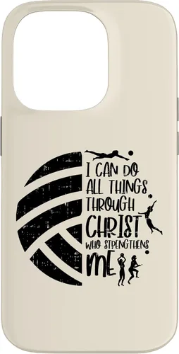 Vista 17 de I Can Do Things Through Christ Volleyball Christian Gift Case for iPhone 17