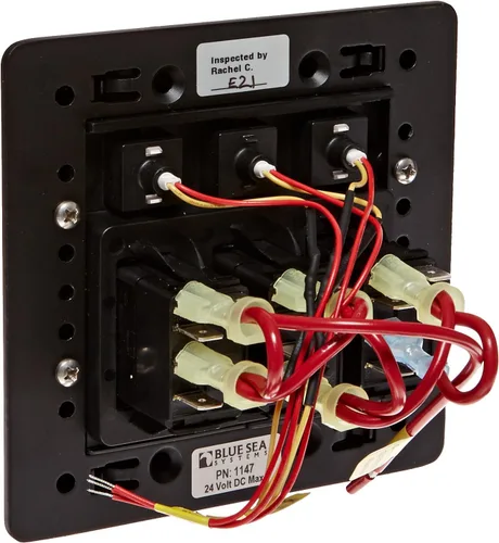 Vista 3 de Blue Sea Systems Panel de control remoto 1148 para interruptores de la serie ML