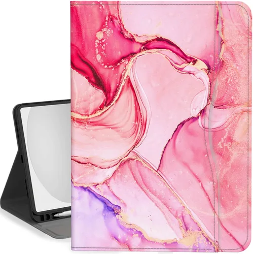 Vista 25 de Feams Funda para iPad (A16) de 11ª generación de 11 pulgadas 2025, iPad de 10.9 pulgadas 2022, funda de suspensión automática con soporte para lápiz