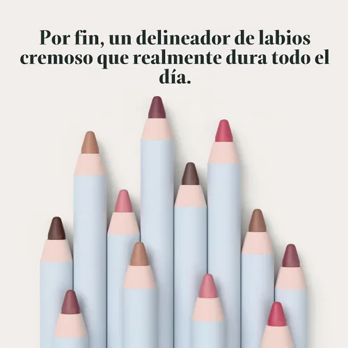 Vista 8 de Ravie Beauty - Lápiz delineador de labios de larga duración, resistente al Almendra (Marrón frío)
