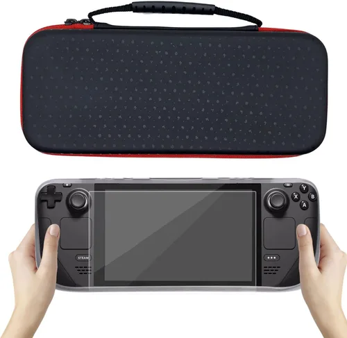 Vista 6 de Funda de transporte para cubierta de vapor, juego de accesorios 3 en 1 con cubierta de vapor, protector de silicona suave y funda de transporte