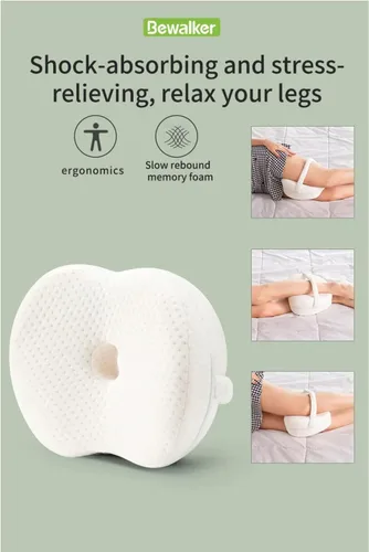 Vista 6 de Almohadas ortopédicas para piernas para dormir de lado, aliviar las rodillas, ciática, pierna, embarazo, contorno de dolor, almohada de apoyo