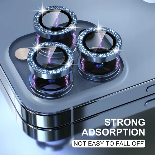Vista 339 de Choiche Compatible para iPhone 16 Pro/iPhone 16 Pro Max Protector de Lente de Cámara, Vidrio Templado 9H Protector de Pantalla de Cubierta de Cámara