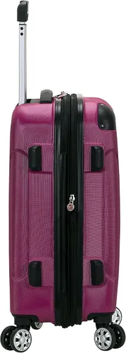 Vista 2 de Rockland London Equipaje con carcasa rígida con ruedas, Magenta), F1901-MAGENTA