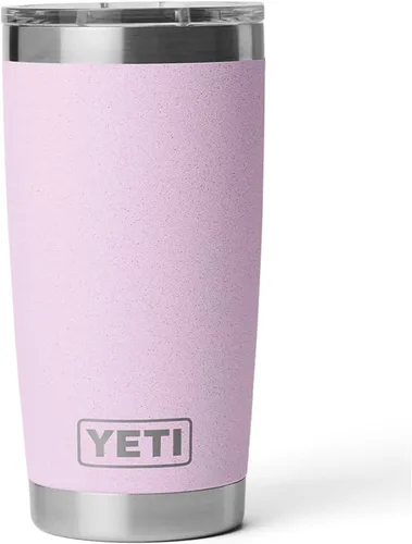 Vista 37 de YETI Rambler - Vaso de acero inoxidable con aislamiento al vacío de 20 onzas con tapa MagSlider Blanco