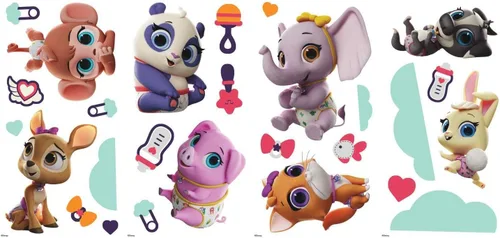 Vista 2 de Disney RoomMates, RMK4140SCS Junior T.O.T.S. - Calcomanías de pared para despegar y pegar
