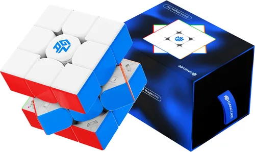 Vista 10 de CuberShop GAN 14 MagLev con recubrimiento UV, Ultimate GAN 14 M 2023 Cubo magnético de velocidad 3x3, rompecabezas de cubo mágico de 2.205 in