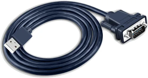 Vista 7 de USB to RS232 Adapter, 6.56 ft, Tinned Copper, PVC, USB 2.0 to DB9 Serial Port Converter Cable for PC, Printer, and Serial Devices