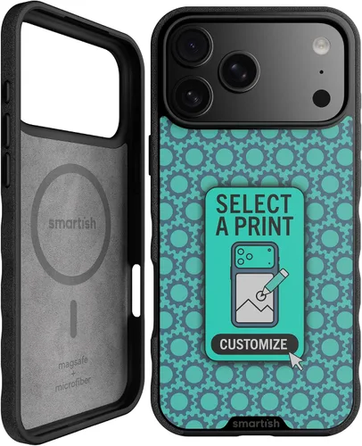 Vista 74 de Smartish iPhone 11 Pro Max Slim MagSafe, Gripmunk, agarre magnético delgado Asunto de corbata negra (MagSafe)