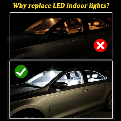 Vista 3 de Kit de luces LED para maletero de automóvil, para Nissan Note E11 E12 2006-2017 2018 2019 accesorios de iluminación de coche