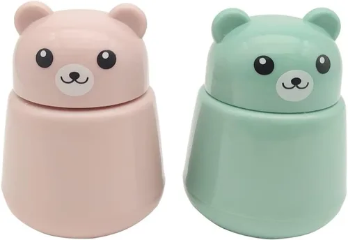 Vista 12 de CoaGu triturador de píldoras con forma de oso para personas mayores - Cumple con la FDA, polvo fino, sin BPA, de ABS, fácil de agarrar y limpiar