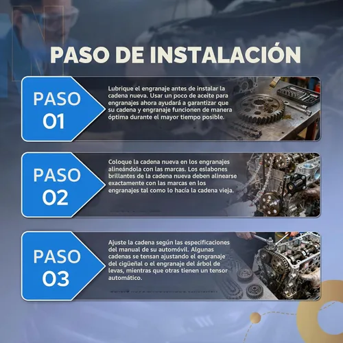 Vista 9 de Kit de cadena de distribución ENA Compatible con Dodge Jeep Dakota Durango Grand Cherokee Ram 1500 4.7L V8 1999 2001 2002 2003 2004 Reemplazo