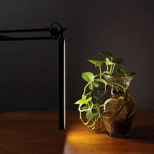 Vista 4 de Acurit Lámpara de escritorio LED con brazo oscilante, lámpara de escritorio flexible y duradera para oficinas, escritorios, espacios de trabajo