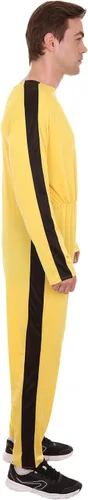 Vista 5 de Traje negro y amarillo de la celebridad de las artes marciales de la muerte de los hombres adultos HC-1147