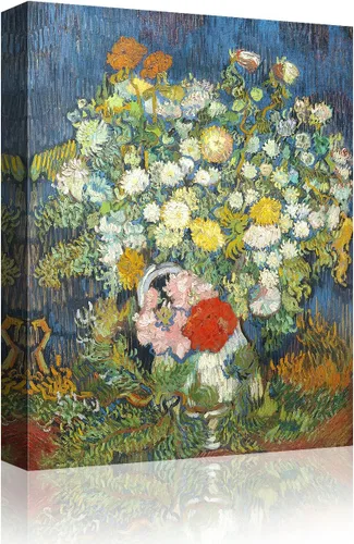 Vista 28 de IPIC - Campo de trigo con cuervos, reproducción artística de Vincent Van Gogh. Lienzo de giclée para decoración del hogar 10#F (20 x 16)