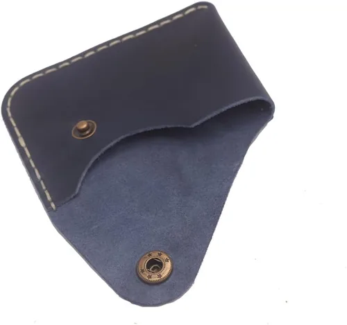 Vista 36 de Leather Card Holder Wallet, Compact Design with Slots for Cards and Cash (light brown)