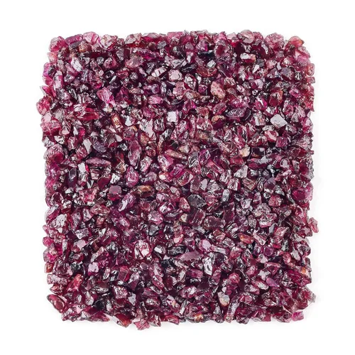 Vista 5 de Piedras naturales de granate de Rhodolite ásperas cristales crudos piedras de chakra cristales curativos piedras preciosas y cristales sueltos