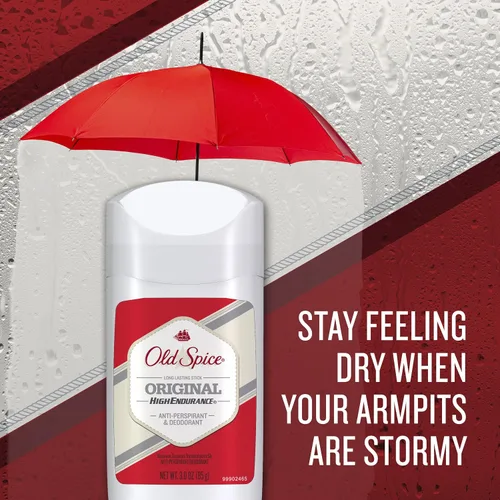 Vista 4 de Old Spice Antitranspirante y desodorante de alta resistencia, original 3 oz