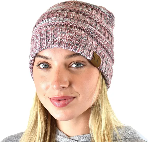 Vista 630 de C.C Trendy Warm Chunky Soft Stretch Cable Knit Beanie